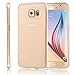 Galaxy S6 Case, Swees New Slim Silicone Gel TPU Case for Samsung Galaxy S6 2015 [BUMPER STYLE CASE] Scratch Resistant Crystal Clear Design - 0.5mm Transparent
