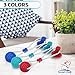 Smart Dog Suction Cup Dog Toy, Self-Playing Tug of War Dog Toy with Chew Rubber Ball, Dog Rope Toys for Aggressive Chewers, Interactive Pet Tug Toy for Boredom, Indestructible Bite Toy Teething (Red)