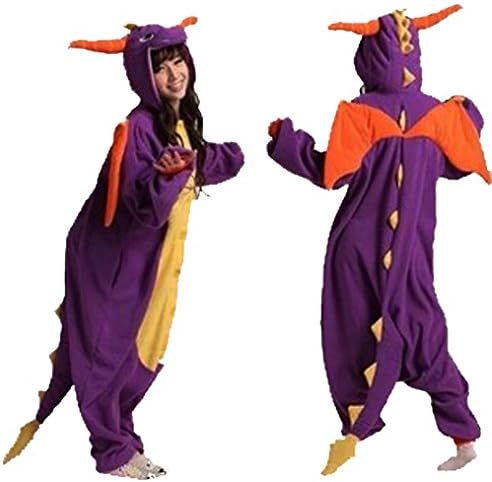 HARVEY Unisex Kigurumi Adult Anime Sleepwear Pajamas Costume Animal Onesie Jade Dragon Cosplay M