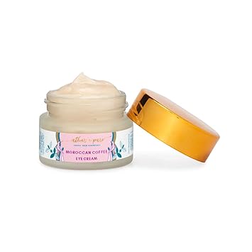 Best Eye Cream For Wrinkles Dark Circles Puffiness Anti Aging 100 Natural Organic Vegan Cruelty Free Moroccan Coffee Eye Cream By Athara Pure #vegan #eye #cream