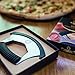 Best Knife Pizza Cutter in 2019 Design - Razor Sharp Rocker Slicer Top Quality Stainless Steel Blade as Mezzaluna Chef Fruit Vegetable Salad Chopper with Protective Cover by Vinzard