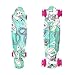 wonnv Retro Mini Cruiser 22 inch Complete Skateboard (Design)