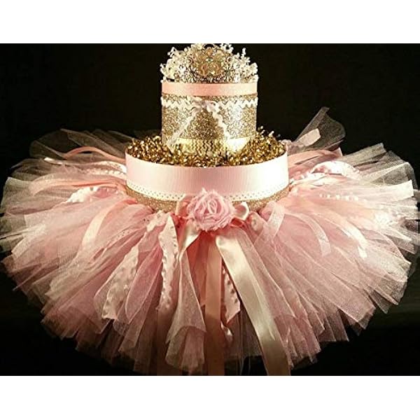 princess diaper cake with tutu