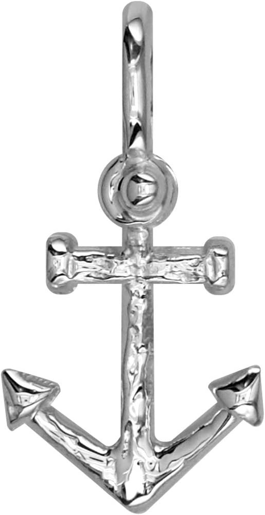 Medium Anchor Charm in Sterling Silver