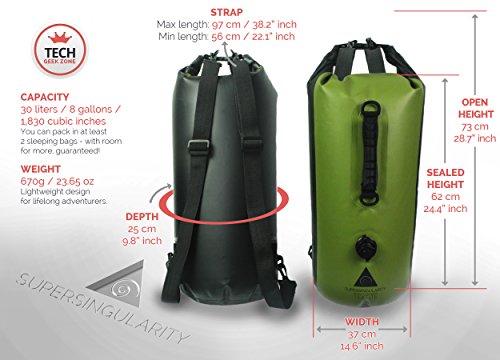 Premium-Dry-Bag-30L-Waterproof-Backpack-by-Supersingularity-with-Dual-Air-Valve-Inflation-and-Compression-Sack-Gear-Bag-for-Boating-Kayaking-Canoeing-Rafting-Fishing-Hunting-Camping-Beach Premium-Dry-Bag-30L-Waterproof-Backpack-by-Supersingularity-with-Dual-Air-Valve-Inflation-and-Compression-Sack-Gear-Bag-for-Boating-Kayaking-Canoeing-Rafting-Fishing-Hunting-Camping-Beach