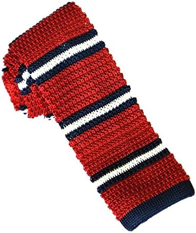 Van Buck Knitted Silk Ties with Stripes