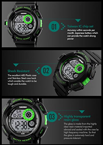 image for Fanmis Military Multi Function Digital LED Quartz Watch Water Resistan