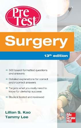 Surgery Pretest Self Assessment And Review Thirteenth