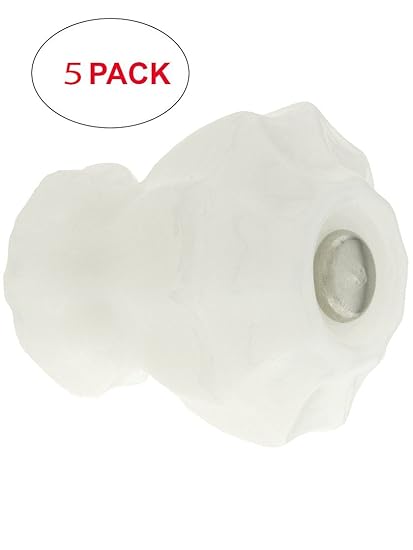 House Of Antique Hardware R 08mh F125cw 5 Medium Fluted Milk White