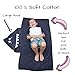 Soflo Baby Hooded Towel for Kids | Extra Large Toddler Bath Towel for Baby Boy | 100% Cotton Toddler Towels with Hood | Gray Shark Towel for Boys - 24 inches x 48 inches