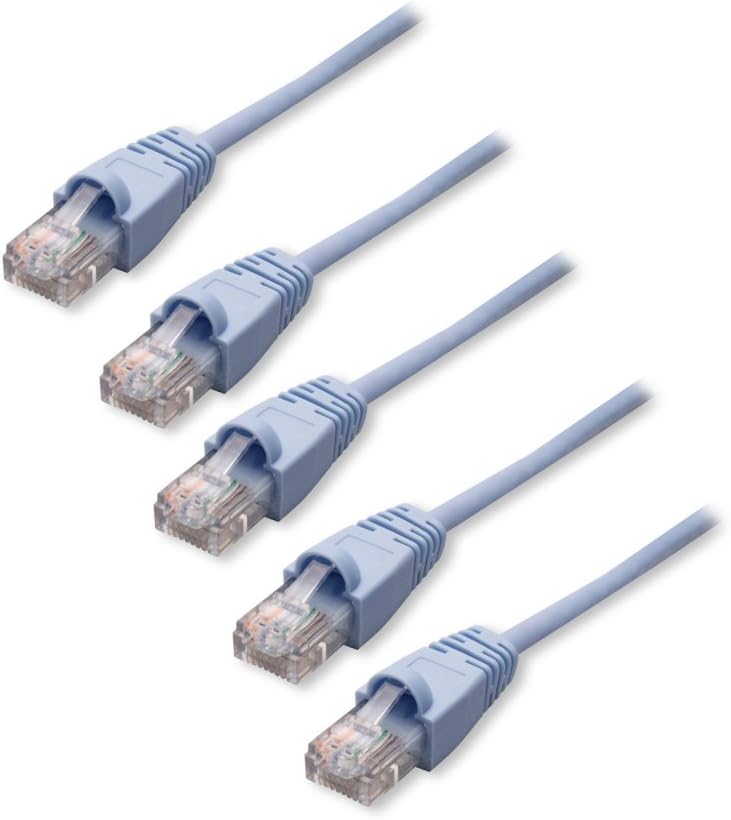 Foxone Snagless Moulds Resist Corrosion Flexible Cat6 Snagless Ethernet Patch Cable - 125' - Blue - OCH-FOCH00063-EA-01