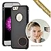 iPhone 7 Plus Case, iPhone 8 Plus Case, Genuine Leather Wallet Case with Detachable SlimCase, Feceir Luxury Series, Magnetic Closure, RFID Protection, 2-Way Stand, Gift Box (Black)