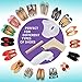 Bunion Corrector and Bunion Relief Kit - 7 Piece Set - 2 Sleeves with Gel Pad - 2 Toes Spacers with Hallux Valgus Shield - 2 Big Toe Separators - 1 Blister and Corn Tube - Hammer Toe Straightener