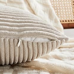 Fancy Homi 2 Packs Neutral Taupe Lumbar Decorative