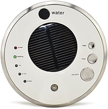 Huibao 100ml New Solar Car Purifier Ionic Vehicle or Home Aromatherapy Essential Oil Diffuser Portable Rechargeable Air Humidifier Eliminate Stink and Sterilize Electrostatic Anion Air Freshener with USB (White)