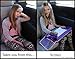 Kids Travel Tray with EXCLUSIVE Storage Containers on the Surface by TRAVEL IN SANITY. The Ideal Activity, Car Seat, Stroller, Play or Snack Tray for Toddlers. Padded Firm Surface, Sturdy Side Walls.