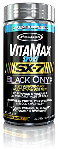 MuscleTech US MT SX-7 Black Onyx Vitamax Sport for Men, 120 Count MuscleTech US MT SX-7 Black Onyx Vitamax Sport for Men, 120 Count