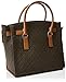 Michael Kors Studio Signature Hamilton Large Satchel Brown