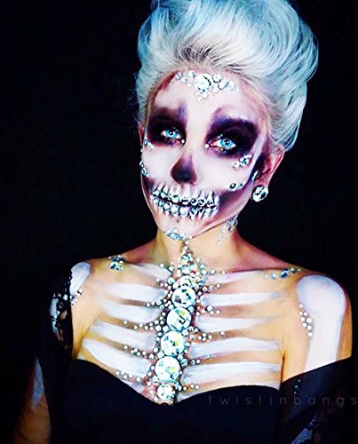 4 DECORA+Clear+Rhinestone+Stickers+Adhesive