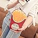 Easydeal Novelty Crossbody Bags Shoulder Bags Handbag for Woman (French Fries)
