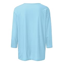 Generic Womens Tops, Encanto Plus Size 3/4 Sleeve