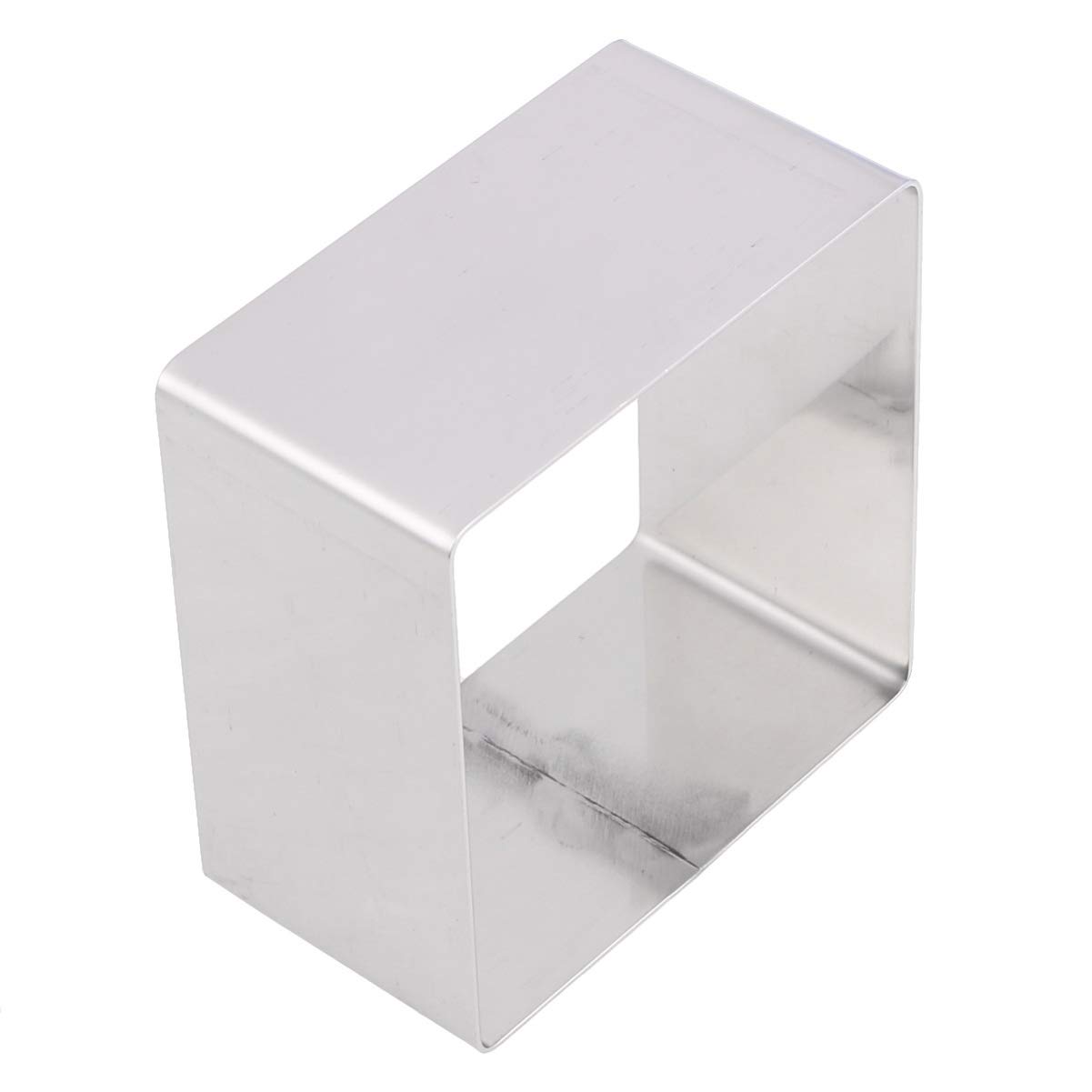 SOIMISS Stainless Steel Square Cake Ring Set 5 Inch Rectangle Pastry Mould for Baking Mousse Cake DIY Cooking Tool