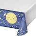 to The Moon and Back Party Supply Pack for 16 Guests: Straws, Dessert Plates, Beverage Napkins, Cups, and Tablecover (Bundle for 16)