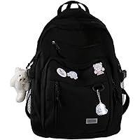 Cute Backpack For Women Men, Waterproof High School Bag Basic Backpack College Students Travel Laptop Backpack Lightweight Casual Daypack Middle School Bo