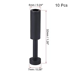 uxcell Push to Connect Fittings, Cap Style