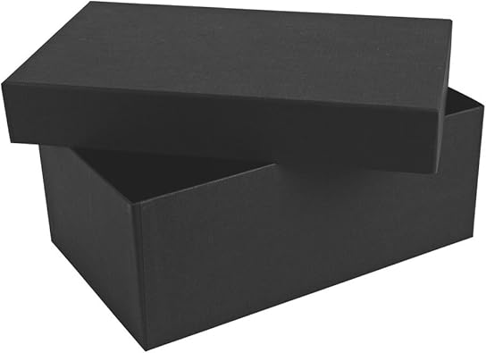 Jouailla-Caja de cartón, color negro: Amazon.es: Joyería