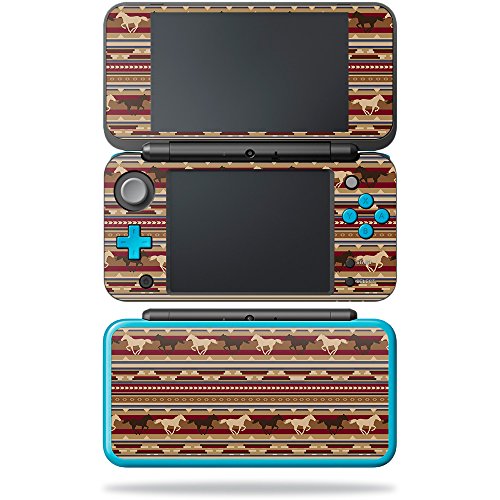 MightySkins Skin Compatible with Nintendo New 2DS XL - Western Horses | Protect…