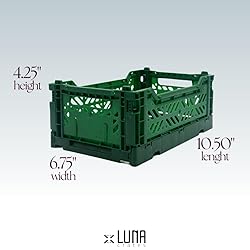 Collapsible Storage Box, Foldable Crate Organizer