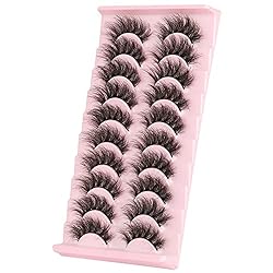 False Eyelashes Dramatic Fluffy Faux Mink Lashes