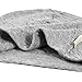 Charm Baby Boys Slouchy Beanie - 100% Organic Cotton Soft Hypoallergenic Infant Toddler Girls Cap Made in Japan Light Gray