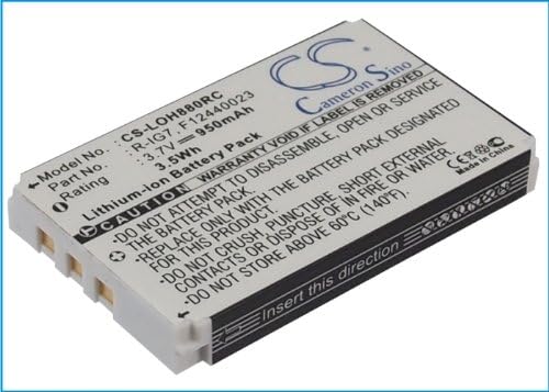 VINTRONS 950mAh Replacement Battery For HARMON KARDON TC30, Harmony 900 Remote