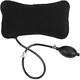 Joyzan Air Inflatable Lumbar Support Pillow, Portable Breathable Lower Back Supports Cushion Backrest Fatigue Head Neck Airplane Seat Cushions Pump for Home Flying Car Office Chair Travel Sleeping