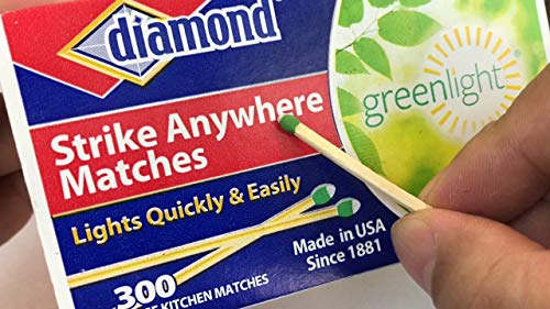 Diamond Greenlight Strike Anywhere Kitchen Matches (3pk = 900 Total)