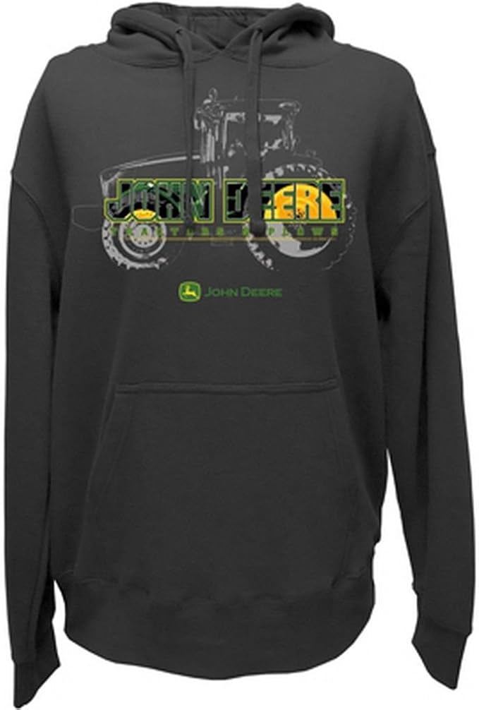 John Deere Mens Hoodie TractorLarge Charcoal at Amazon Men’s Clothing