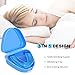Sleep Mouth Guard for Grinding Teeth – Sleep Aid Dental Night Guard For Snoring TMJ Bruxism Protectors – Anti Snoring Solution Mouthpiece Snore Guards – Moldable Custom Fit Design by AIHHIA
