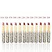 Weixinbuy 12pcs Bright Lipstick Waterproof Cosmetic Lip Gloss Rouge Set