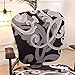 Jinzio Computer Office Chair Cover - Split Protective & Stretchable Cloth Polyester Universal Desk Task Chair Chair Covers Stretch Rotating Chair Slipcover, Grey Black