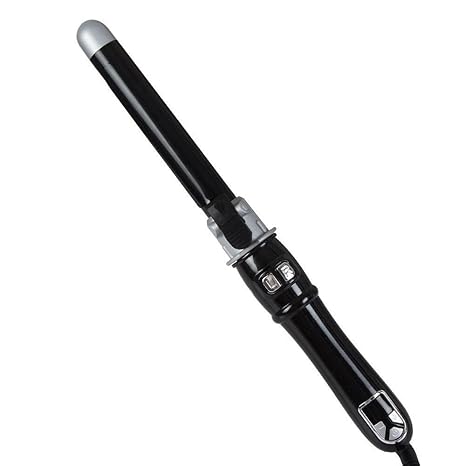 Sorliva automatische Lockenstab elektrische Haar Eisen 360 Grad rechts/links rotierenden Lockenwickler mit LCD-Bildschirm und