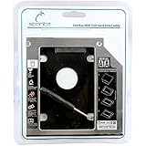 SATA Optical Bay 2nd Hard Drive Caddy, Universal for 9.5mm CD / DVD Drive Slot (for SSD and HDD)