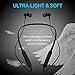 Sports Neckband Bluetooth Headphones with Waterproof IPX5, Noise Cancelling and HiFi Stereo in-Ear Earphones