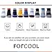 Forcool Women's Men's Cushion No Show Ankle Golf Tennis Running Tab Socks, M/L/XL, 1/3 Pairs