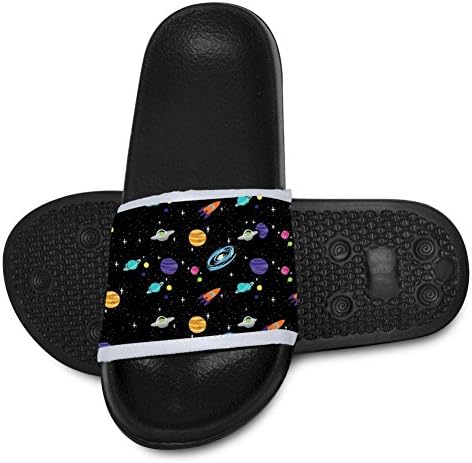 Kid Open Toe Slippers Funny Galaxy Soft Sandals Teen Summer Shoes House Babouche Girls Boys 10 B(M) US little Kid