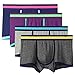 EYUSHIJIA Men's 4 Pack Comfortable Fiber Modal Boxer Briefs (Medium, F)