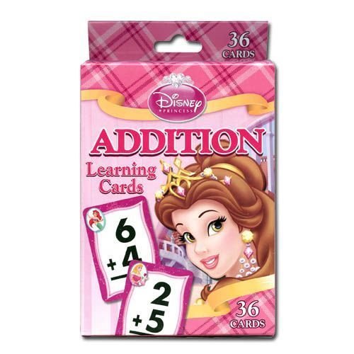 Disney Princess Addition Learning Game Cards