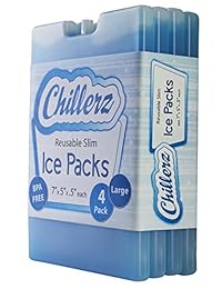 chillerz Pack de hielo reutilizables para el almue