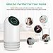 Honati Air Purifier for Home Allergies and Pets, True HEPA Filter Easy to Eliminates Dust, Pollen, Smoke and Household Odors, Office Small Portable Air Cleaner Without Ozone